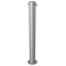 Stainless steel post |  89 mm | stationary, to be fixed by plugswith base plate  150 x 6 mm | without lock | with 2 eyelets